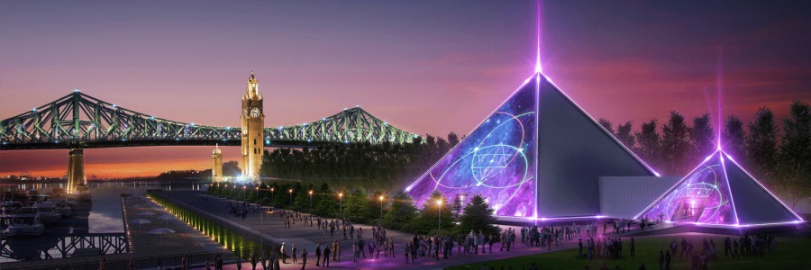 Guy Laliberté  построит гигантскую пирамиду для своего нового проекта в Старом порту в июне 2019 г.