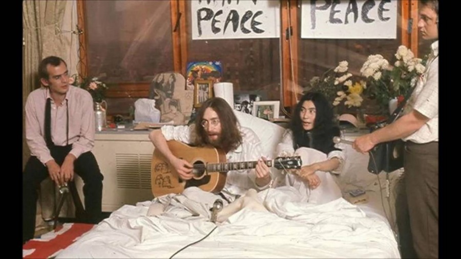 50-летие монреальской акции "В постели за мир” Джона Леннона и Йоко Оно  