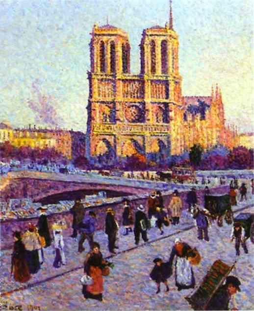 Масимильен Люс «Собор Парижской Богоматери», 1899 г.